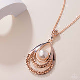 Pure Pearls - Rose Gold - Paparazzi Accessories - Necklace - Jewelry with Erin Binford