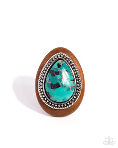 Santa Fe Stance - Green - Paparazzi Accessories - Ring - Jewelry with Erin Binford