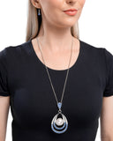 Pure Pearls - Blue - Paparazzi Accessories - Necklace - Jewelry with Erin Binford