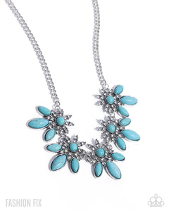 Western Revival - Blue - Paparazzi Accessories- Necklace - Jewelry with Erin Binford