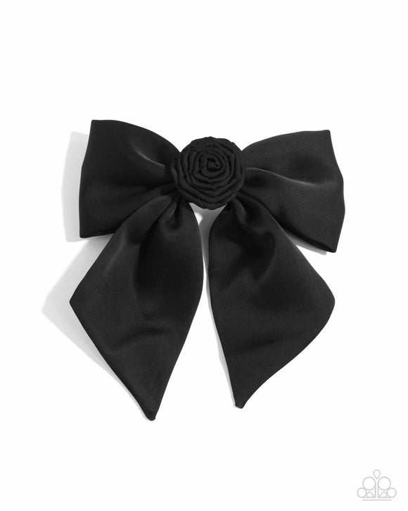 Wistful Wonder - Black - Paparazzi Accessories - Hair Clip