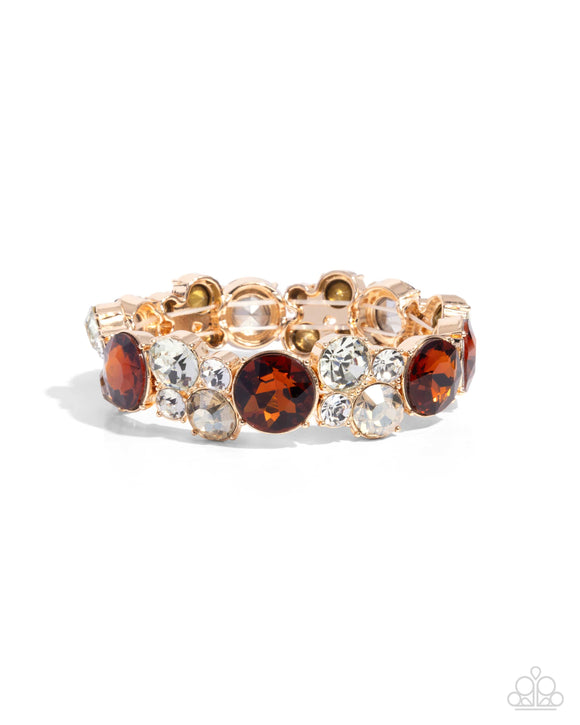 Standout Style - Brown - Paparazzi Accessories- Bracelet
