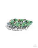 Supervisory Stack - Green - Paparazzi Accessories - Bracelet - Jewelry with Erin Binford