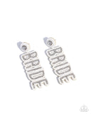 Bridal Beading - White - Paparazzi Accessories - Earring - Jewelry with Erin Binford