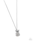 Cat Call - White - Paparazzi Accessories - Necklace - Jewelry with Erin Binford