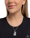 Cat Call - White - Paparazzi Accessories - Necklace - Jewelry with Erin Binford