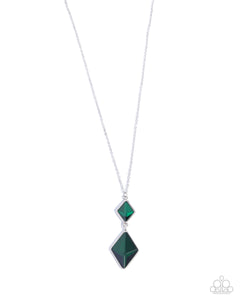 Daily Diamonds - Green - Paparazzi Accessories - Necklace - Jewelry with Erin Binford