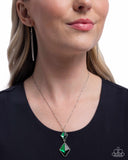 Daily Diamonds - Green - Paparazzi Accessories - Necklace - Jewelry with Erin Binford