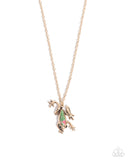 Flashy Tree Frog - Multi - Paparazzi Accessories - Necklace - Jewelry with Erin Binford