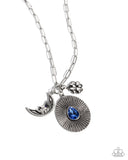 Stirring Season - Blue - Paparazzi Accessories - Necklace