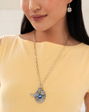Stirring Season - Blue - Paparazzi Accessories - Necklace