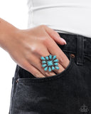 Developed Diamond - Blue - Paparazzi Accessories - Ring - Jewelry with Erin Binford