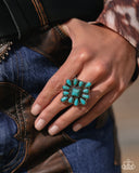 Developed Diamond - Blue - Paparazzi Accessories - Ring - Jewelry with Erin Binford
