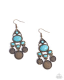 Chandelier Candor - Brass - Paparazzi Accessories - Earring - Jewelry with Erin Binford