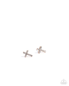 Sacred Shimmer - Gold - Paparazzi Accessories - Earring - Jewelry with Erin Binford