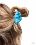 Smooth Seashell - Blue - Paparazzi Accessories - Hair Clip - Jewelry with Erin Binford