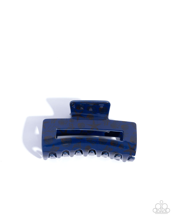 Coastal Clip - Blue - Paparazzi Accessories - Hair Clip - Jewelry with Erin Binford