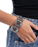 Blooming Balance - Red - Paparazzi Accessories - Bracelet - Jewelry with Erin Binford