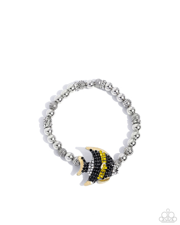Admirable Angelfish - Yellow - Paparazzi Accessories - Bracelet