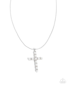 Holy Harmony - White - Paparazzi Accessories - Necklace - Jewelry with Erin Binford