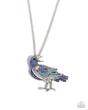 Radiant Raven - Blue - Paparazzi Accessories - Necklace - Jewelry with Erin Binford