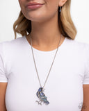 Radiant Raven - Blue - Paparazzi Accessories - Necklace - Jewelry with Erin Binford