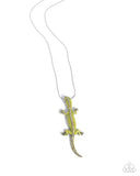 Salamander Statement - Green - Paparazzi Accessories - Necklace - Jewelry with Erin Binford