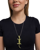 Salamander Statement - Green - Paparazzi Accessories - Necklace - Jewelry with Erin Binford