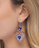 Patriotic Pattern - Multi - Paparazzi Accessories - Earring - Jewelry with Erin Binford