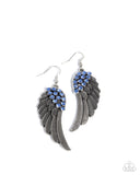 Angelic Abundance - Blue - Paparazzi Accessories - Earring - Jewelry with Erin Binford