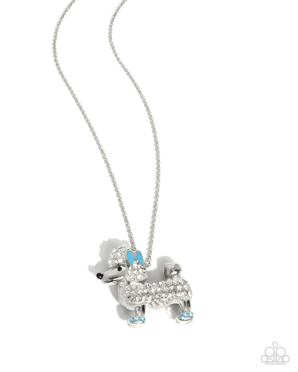 Poodle Pageantry - Blue - Paparazzi Accessories - Necklace - Jewelry with Erin Binford