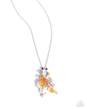 Synchronized Swimming - White - Paparazzi Accessories- Necklace - Jewelry with Erin Binford