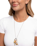 Synchronized Swimming - White - Paparazzi Accessories- Necklace - Jewelry with Erin Binford