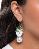 Bouquet Beholder - White - Paparazzi Accessories - Earring - Jewelry with Erin Binford