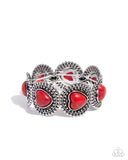 Rural Romance - Red - Paparazzi Accessories - Bracelet - Jewelry with Erin Binford