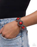 Rural Romance - Red - Paparazzi Accessories - Bracelet - Jewelry with Erin Binford