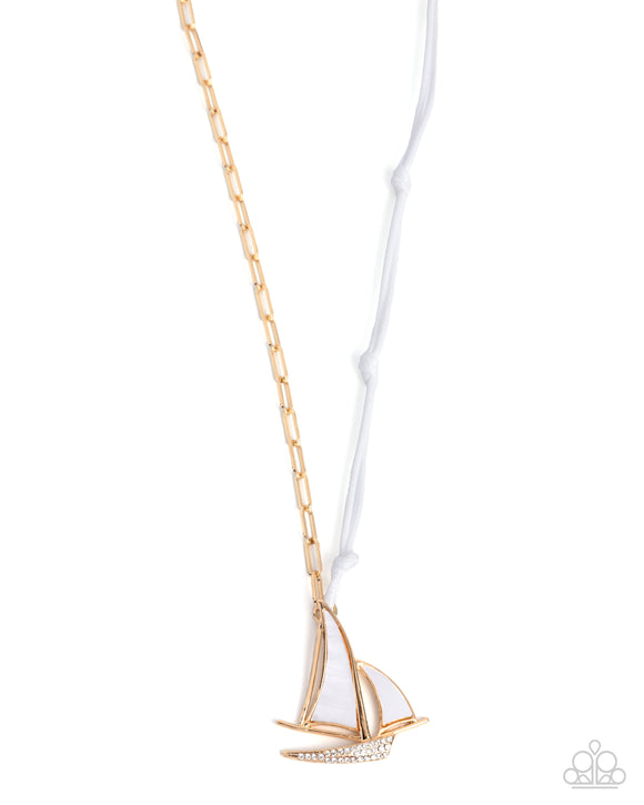 Sailboat Shimmer - White - Jewelry with Erin Binford