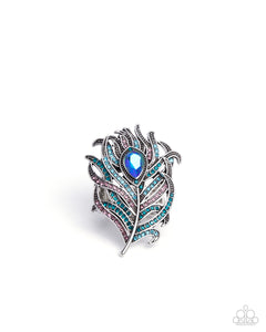 Polished Peacock - Blue - Paparazzi Accessories - Ring - Jewelry with Erin Binford
