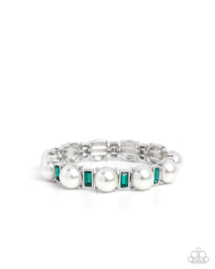 Pronged Palace - Green - Paparazzi Accessories - Bracelet - Jewelry with Erin Binford