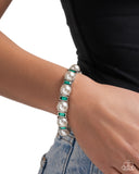 Pronged Palace - Green - Paparazzi Accessories - Bracelet - Jewelry with Erin Binford