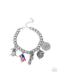 Liberty Legacy - Red - Paparazzi Accessories - Bracelet - Jewelry with Erin Binford