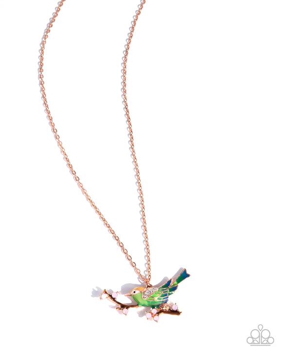 Painted Perch - Copper- Paparazzi Accessories- Necklace - Jewelry with Erin Binford