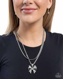 Cheerful Coquette - White - Paparazzi Accessories- Necklace - Jewelry with Erin Binford