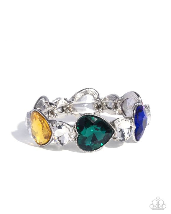 Heart Habit - Multi - Paparazzi Accessories - Bracelet - Jewelry with Erin Binford