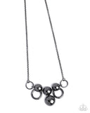 Sleek Staccato - Black - Paparazzi Accessories - Necklace - Jewelry with Erin Binford