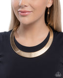 Fringe Formal - Gold - Paparazzi Accessories - Necklace - Jewelry with Erin Binford