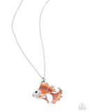 Flashy Fish - Orange - Paparazzi Accessories- Necklace - Jewelry with Erin Binford