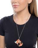 Flashy Fish - Orange - Paparazzi Accessories- Necklace - Jewelry with Erin Binford