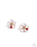Verdant View - Gold - Paparazzi Accessories- Earring