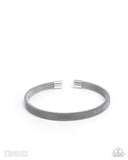 Stainless Surety - Silver - Paparazzi Accessories - Bracelet